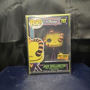 Nightmare Before Christmas Black Light Jack Skellington Funko POP